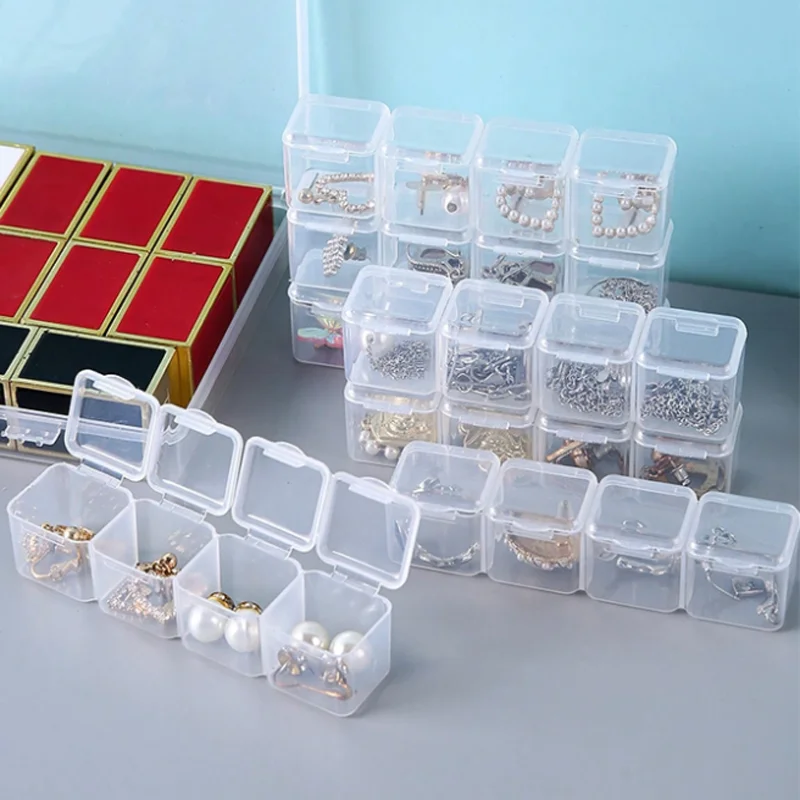 1pc28/56 Girds Plastic Storage Box Jewelry Beads Diamond Painting Nail Art Storage Container Case