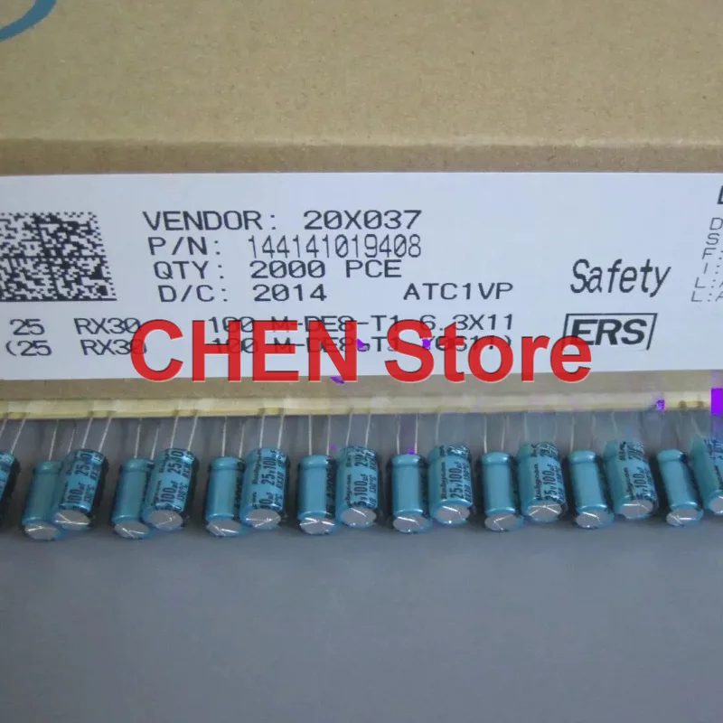 

10PCS/50PCS original Rubycon RX30 25V100UF 6.3X11MM 130C electrolytic capacitor 100UF 25V free shipping