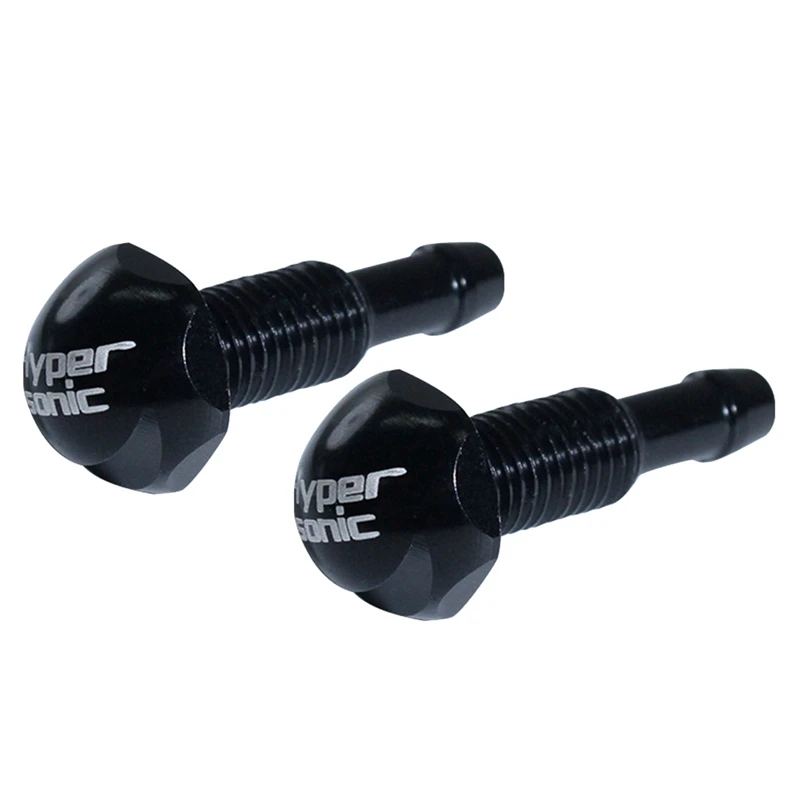 New-Hypersonic 2 PCS Car Front Windshield Wiper Nozzle Nut Type Mist Wiper Spray Nozzle Car General Accessories