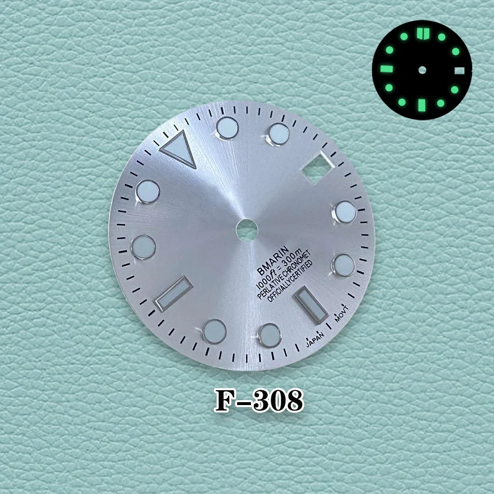 New 28.5mm  S Logo NH35 Dial SUB Dial Diver's Dial Suitable For NH35/NH36/4R/7S Movement Watch Modification Accessories