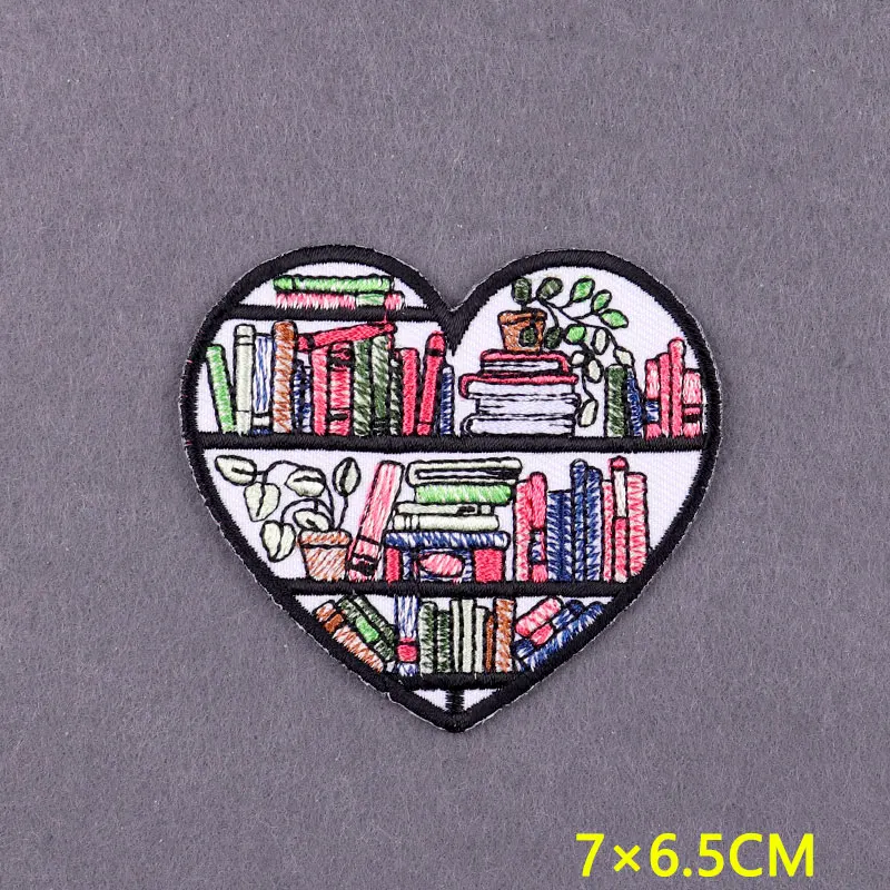 Words Patch Iron On Embroidered Patches On Clothes Stripes DIY Slogan Badges Clothing thermoadhesive Patches On Backpack Decor