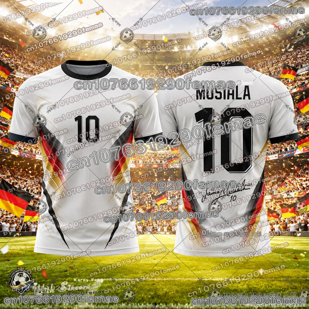 2026 Germany Football Jersey Special Edition Soccer Shirt Hot Sale Breathable Quick Dry Fan Training Sports Tee for Kids Adults