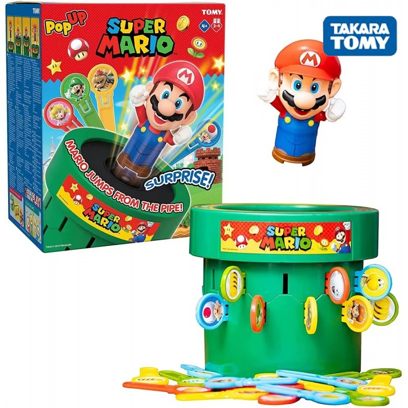 

Takara Tomy Mario Children's Fun Small Tool Bucket Game Toy Children Lucky Spike Pop-up Toy Gift Party Toys Boy Girl Wholesale