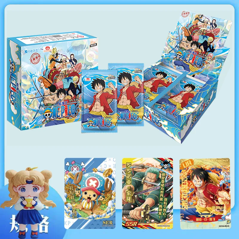 New One Piece Card Straw Hat Pirate Luffy Zoro Nami Classic Anime Character Collection Card Toys Gifts