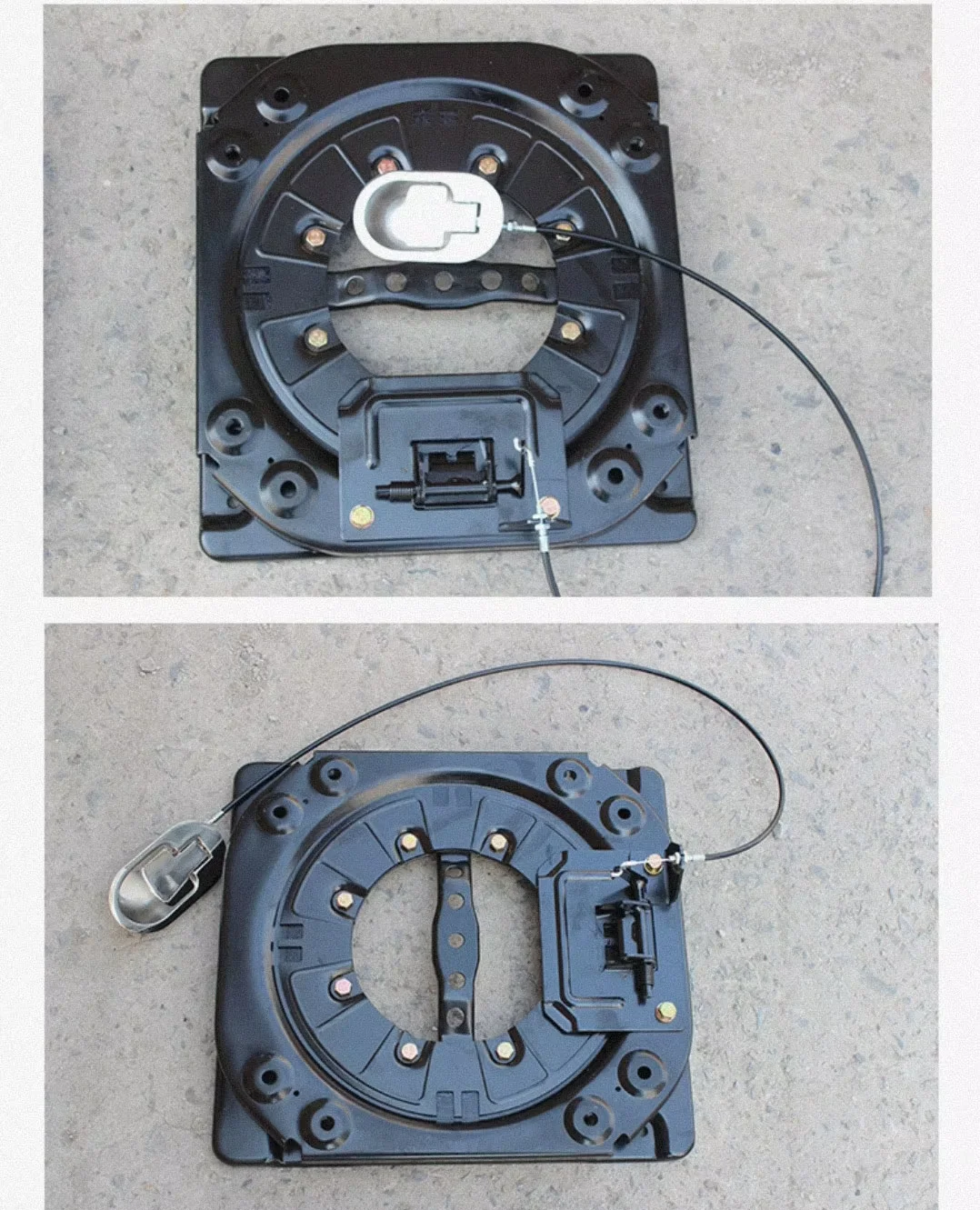 Universal Cable Turntable Seat Chassis 90° Locking Vehicle Seat Modification Accessories Base For RVs And Commercial Vehicles
