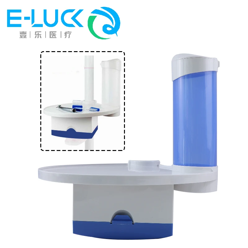 

Dental Parts Cup Storage Holder Dentistry Chair Scaler Tray Parts Paper Tissue Box 3-in-1 Dental Chair Accessory