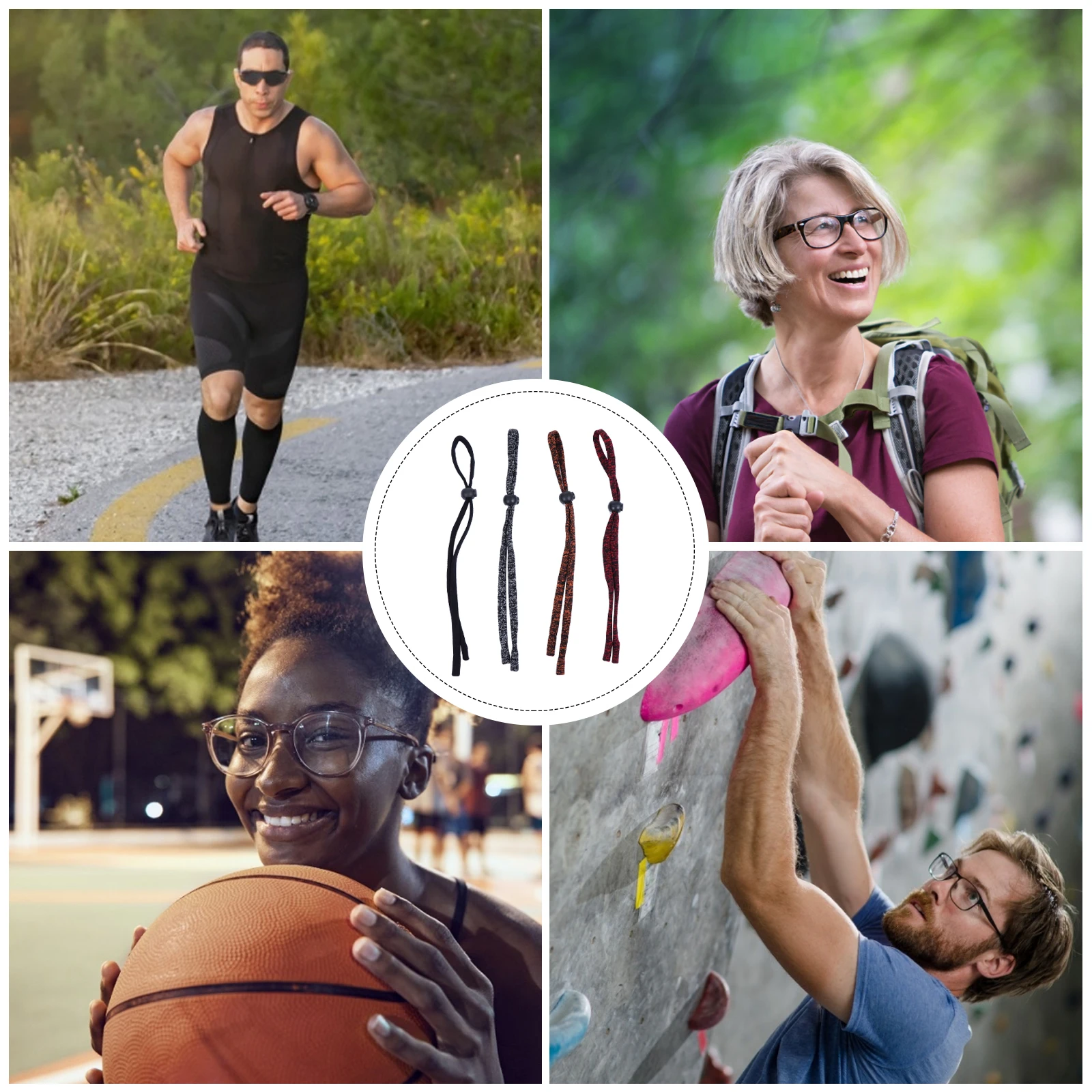 

4 Pcs Sunglass Retainer Glasses Rope Comfortable Eyeglass Holder Strap Sunglasses Lanyard