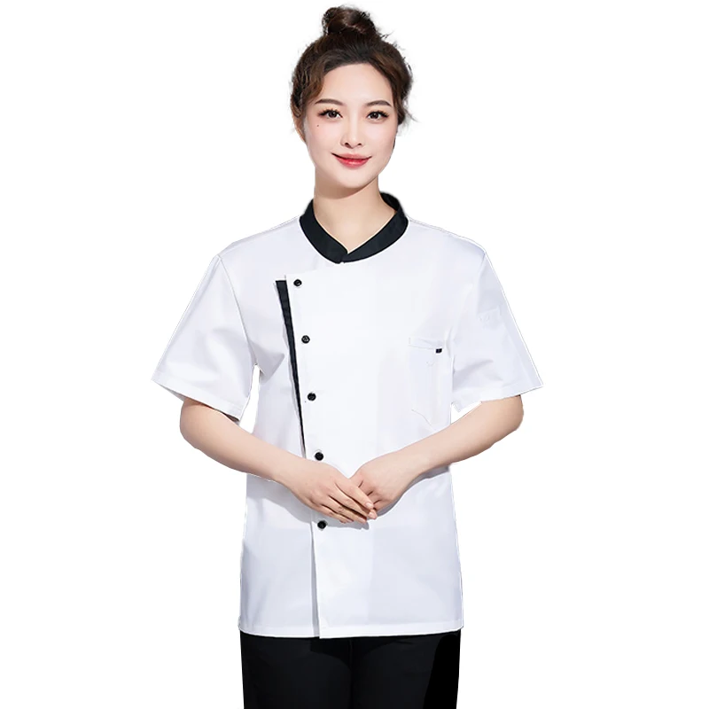 Koch jacke für Frauen Koch uniform Koch kleidung Küchen kleidung Kellner Arbeits kleidung Bäckerei Kellner Arbeits kleidung Restaurant