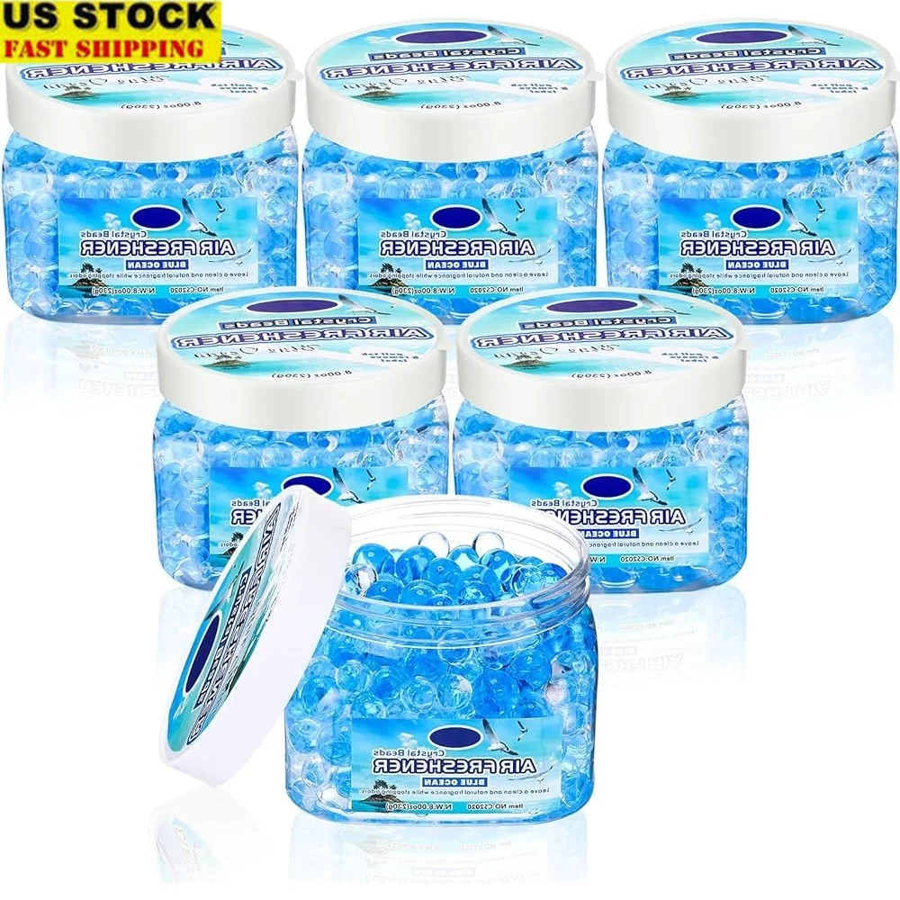 

6 шт. гелевые бусины для устранения запахов, освежитель воздуха для дома, ванной комнаты, офиса, автомобиля, долговечные бусины для контроля запаха