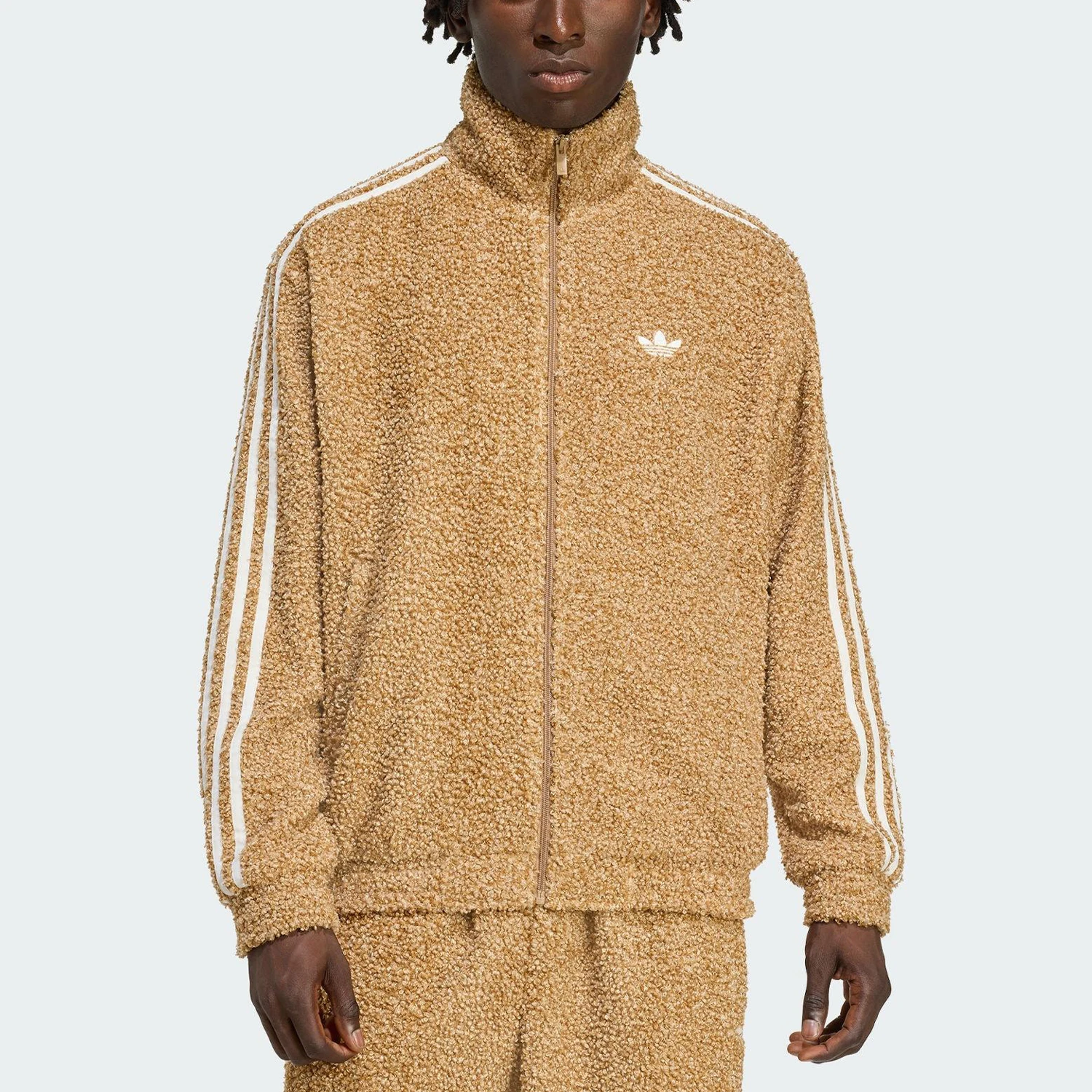 Мужская теплая и прочная повседневная спортивная куртка Adidas Originals с воротником-стойкой KS5274