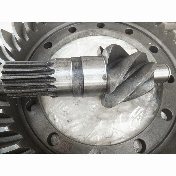For Main Driven Spiral Gear Secondary Repair Kit 2050900103 Front Axle Pinion Ring Gear for LG956L of S D L G Wheel Loader