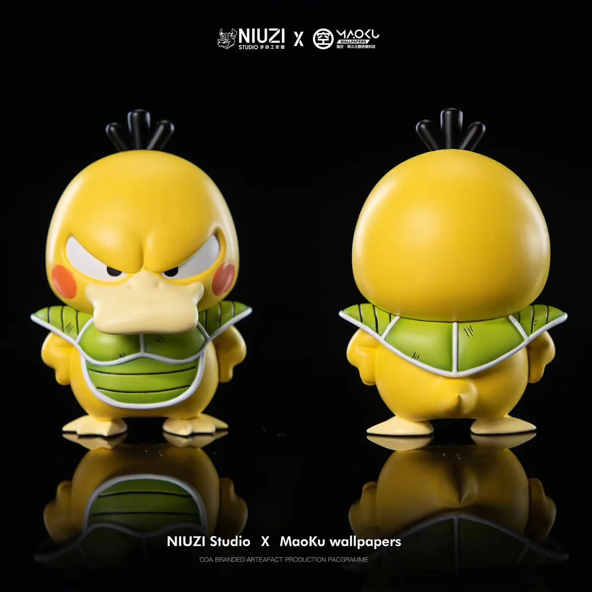 10-12cm Dragon Ball Z Cell Cosplay Psyduck Anime Figure Psyduck Cell Action Figure Toys Collection Q Version Halloween Gift Doll