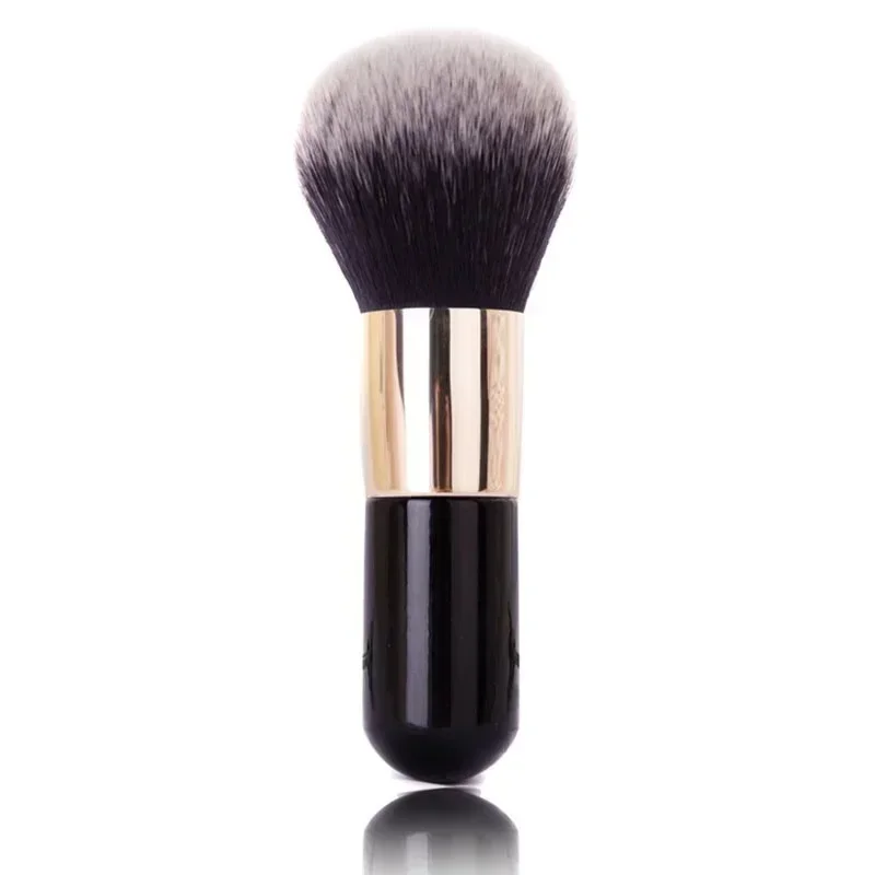 1pc Large Round Handle Multifunctional Makeup Brushes Girl Black Professional Powder Foundation Blush Brush Cosmetic Accessories