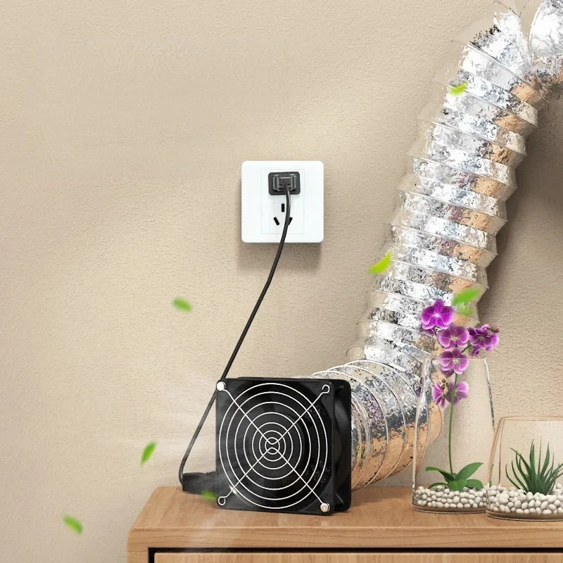 Extractor de humos domésticos, extractor fuerte, sala de alquiler, cocina, ventilador de conducto, ventilador de baño, ventilador de velocidad ajustable