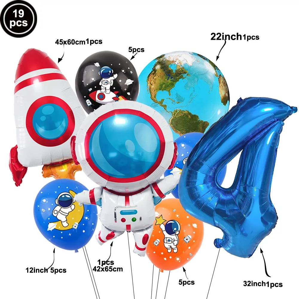 Blue Galaxy Space Disposable Plates Napkins Cups Outer Space Theme Party Tableware for Astronaut Theme Birthday Decorations