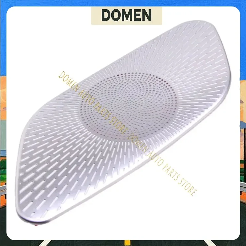 DOMEN 1 Pair C Pillar Speaker Horn Decoration Cover Trim Silver Stainless Steel Fit for Hyundai Palisade 2019 2020 2021 2022 202