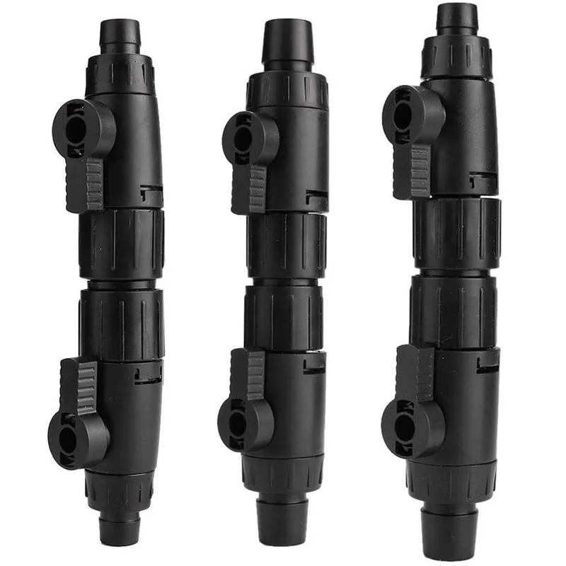 12mm/16mm Double Tap Quick Release Connector Aquarium Canister Filter Hose Quick Connect Water Control Valve Aquarium Accessorie