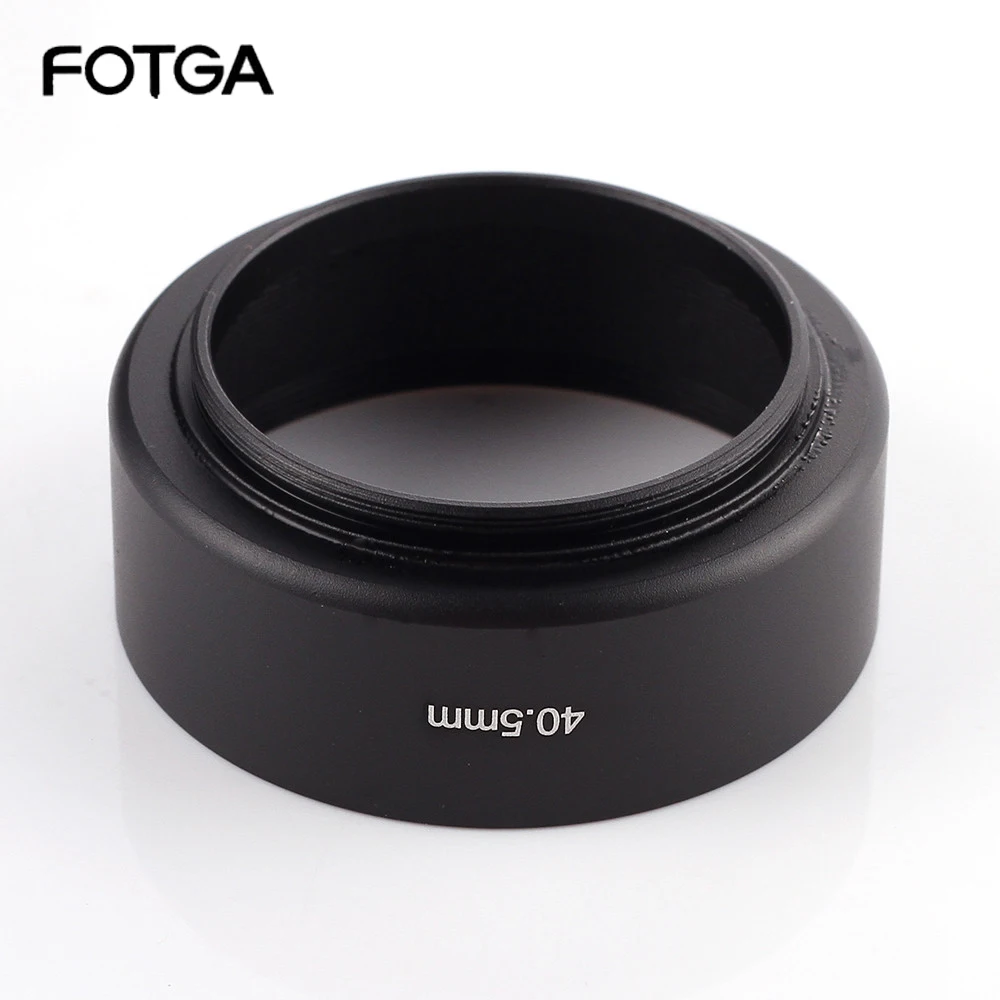 

FOTGA Metal Lens Hood Shade 40.5mm Filter Thread Standard Screw-in Mount Universal Visor for Canon Nikon Pentax Sony Olympus