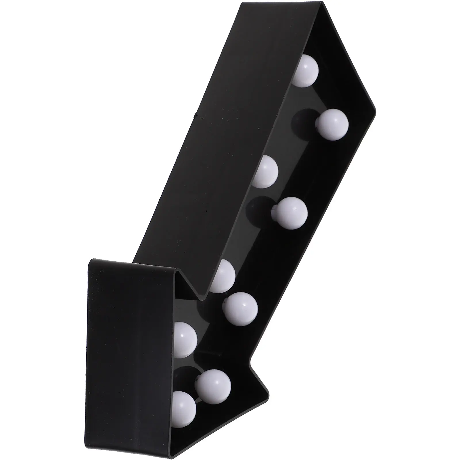

3D LED Arrow Sign Light Black Plastic Wall Mounted Tabletop Arrow Decor for Living Room Bedroom Holiday Party Ambiance