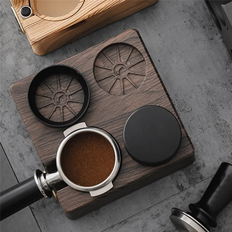 

A7THK-Coffee Tamping Station For Espresso Accessories Tools Stand Portafilter Holder 51MM 54MM 58MM