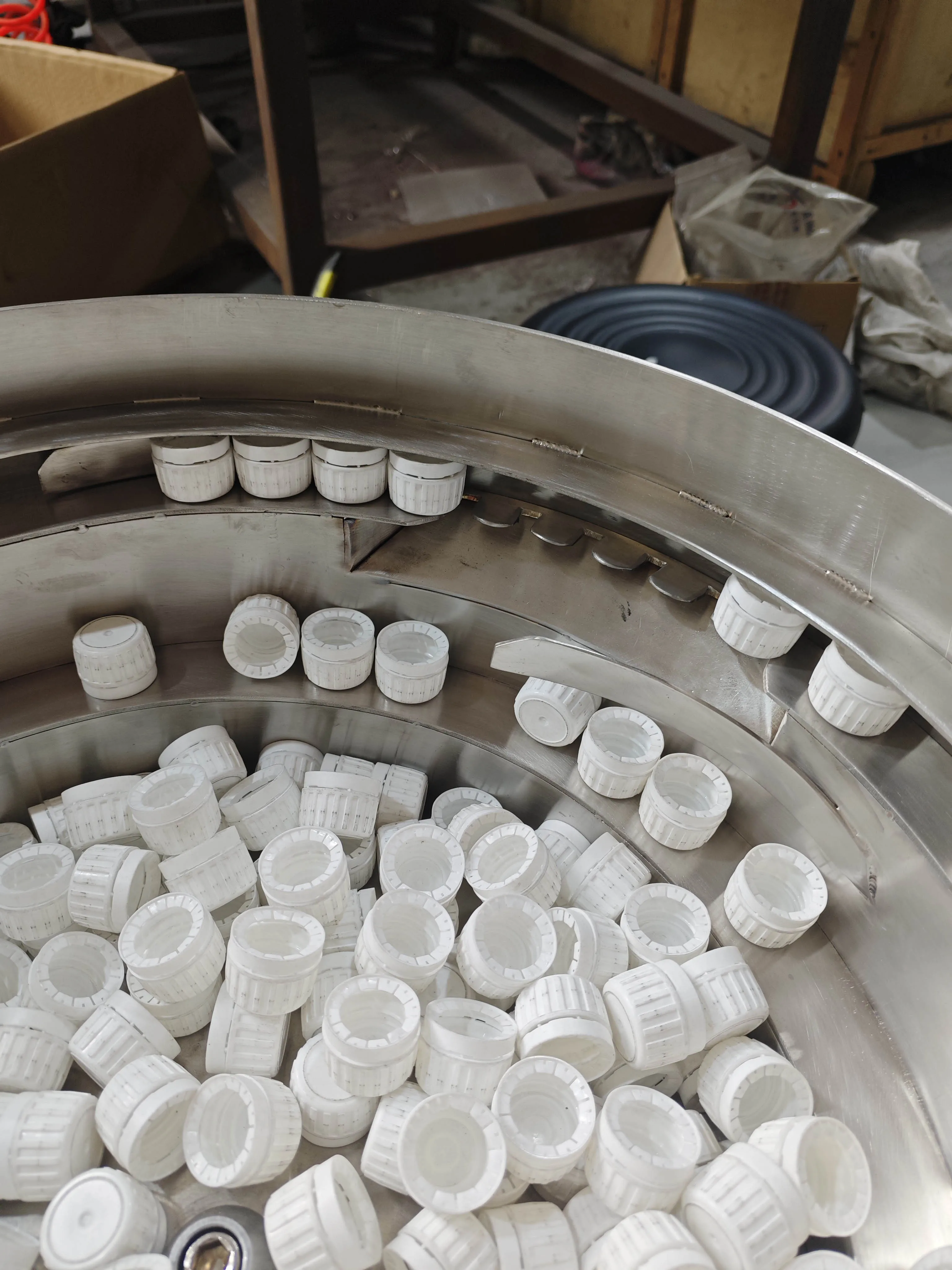 High Speed Lid Counting Cap Machine Vibration Sorter and Feeder