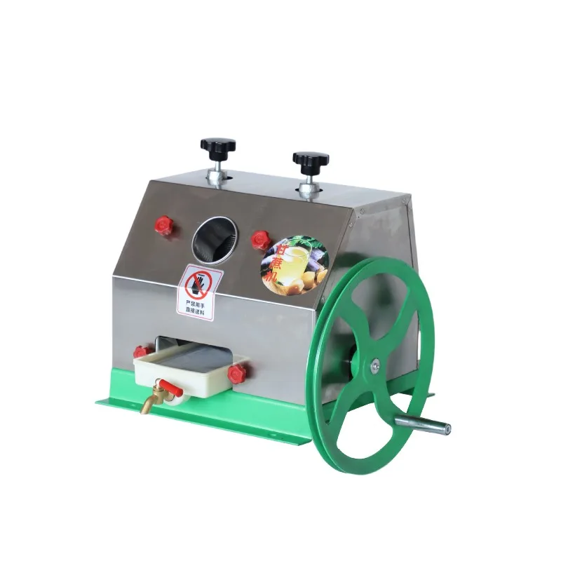 

Commercial small desktop stainless steel multi-function freshly squeezed sugarcane juicer, manual fruit and vegetable press