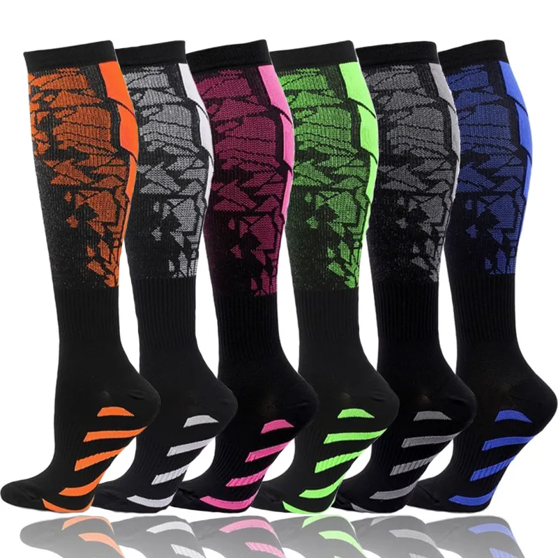 New Compression Socks Men Women Graduated Crossfit Training Running Recovery Cycling Travel Socks Outdoor Running Sports Socks