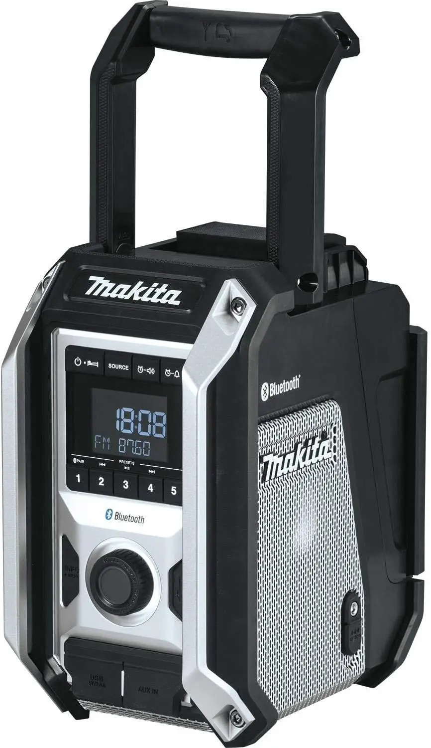 

Makita XRM09B 18V LXT / 12V max CXT Lithium-Ion Cordless Bluetooth Job Site Radio, Tool Only, Black