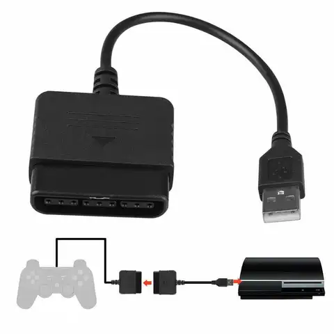 Game Console Converter for ps2 Controller To PC Adapter For Converting Controllers To Work With PC IC Version With USB