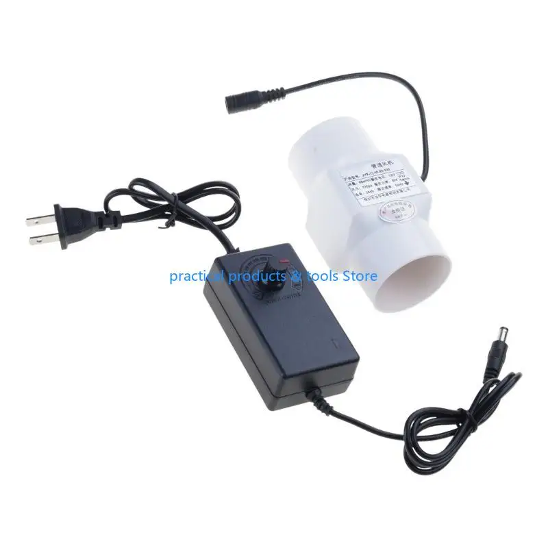 77JB AC100-240V 6 واط 18 واط 2 بوصة الأنابيب مروحة العادم منفاخ التهوية تنفيس الهواء النازع