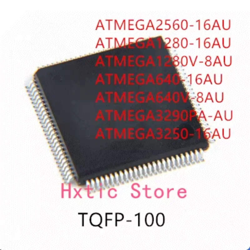 10PCS ATMEGA2560-16AU ATMEGA1280-16AU ATMEGA1280V-8AU ATMEGA640-16AU ATMEGA640V-8AU ATMEGA3290PA-AU ATMEGA3250-16AU IC