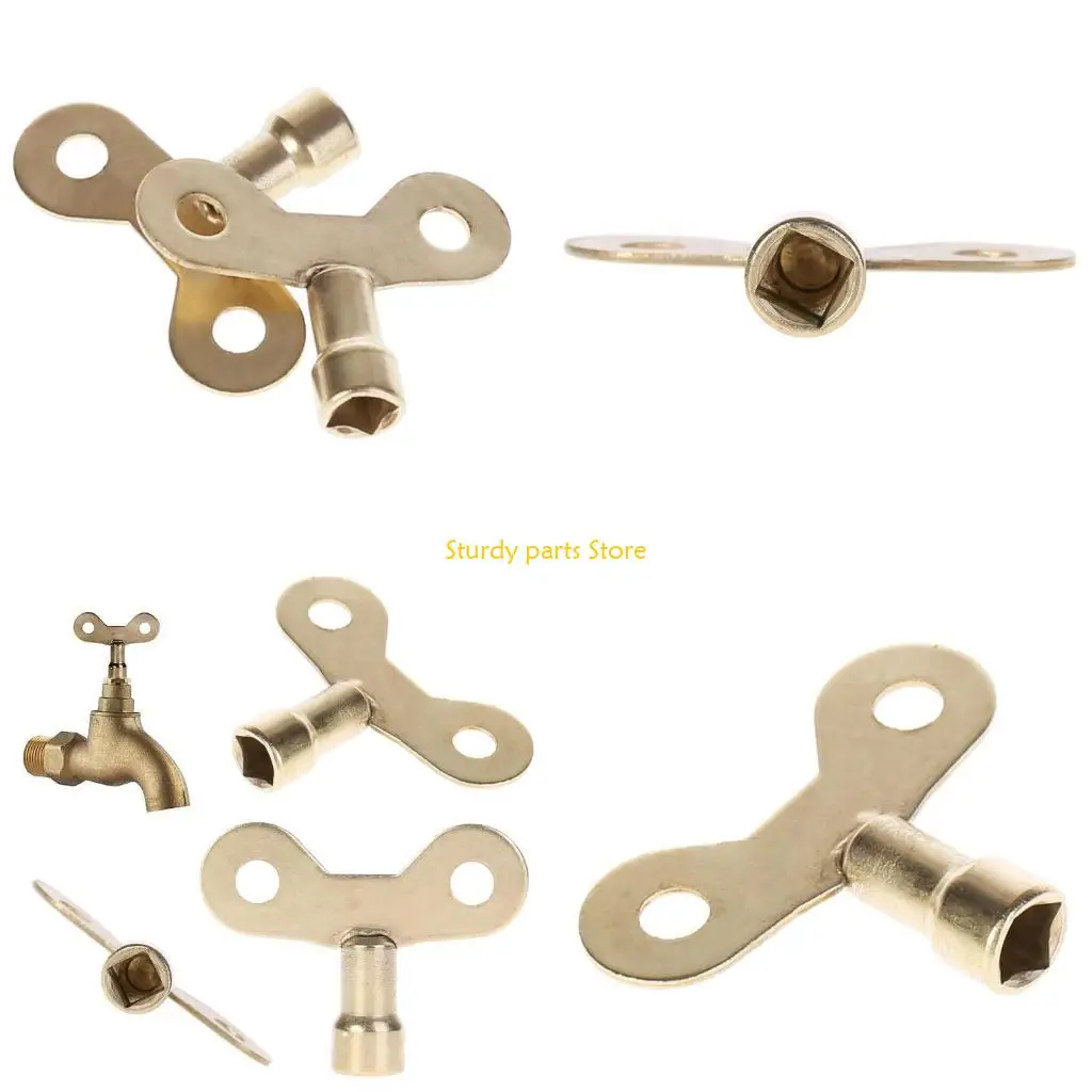 

97QC Radiator Keys Plumbing Bleeding for Key Solid Water Tap For Air for Valve Plumbi