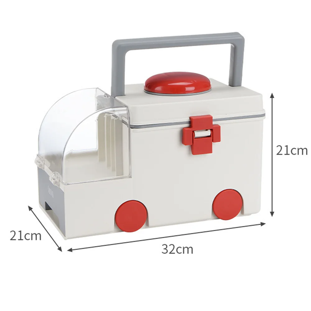 Foldable Medicine First Aid Home Storage Box Portable Medicine Box Large Ambulance Large Capacity Outdoor Pill Box