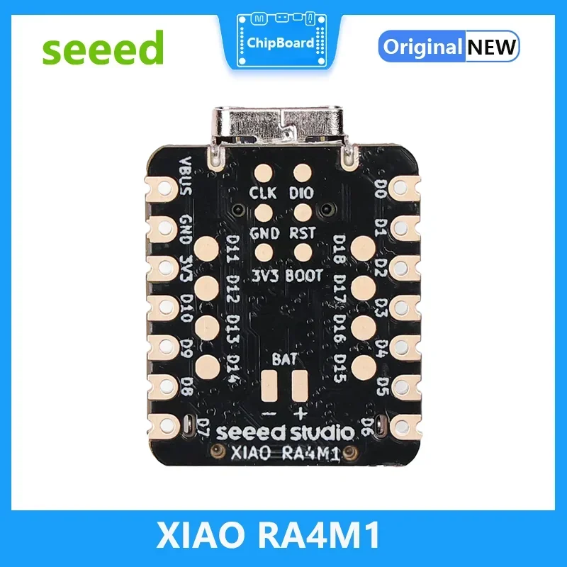 XIAO RA4M1 - Placa de dev mais pequena baseada em Renesas RA4M1 Arduino de 32 bits pronto para IDE 19 GPIO RGB LED CAN BUS USB 2.0
