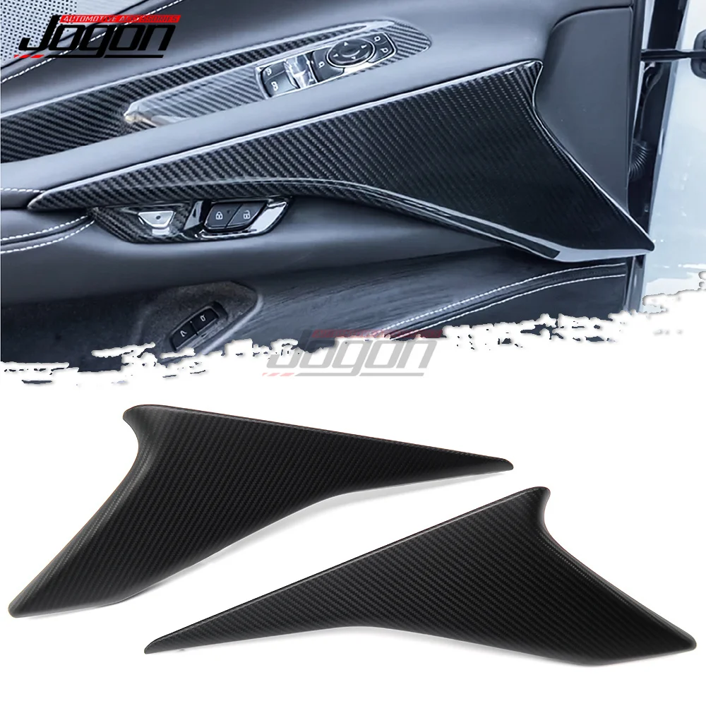 

Triangle Trim Cover Door Inner Handle Frame For Chevrolet Corvette C8 Stingray Convertible Z06 Coupe Window Control Switch Panel