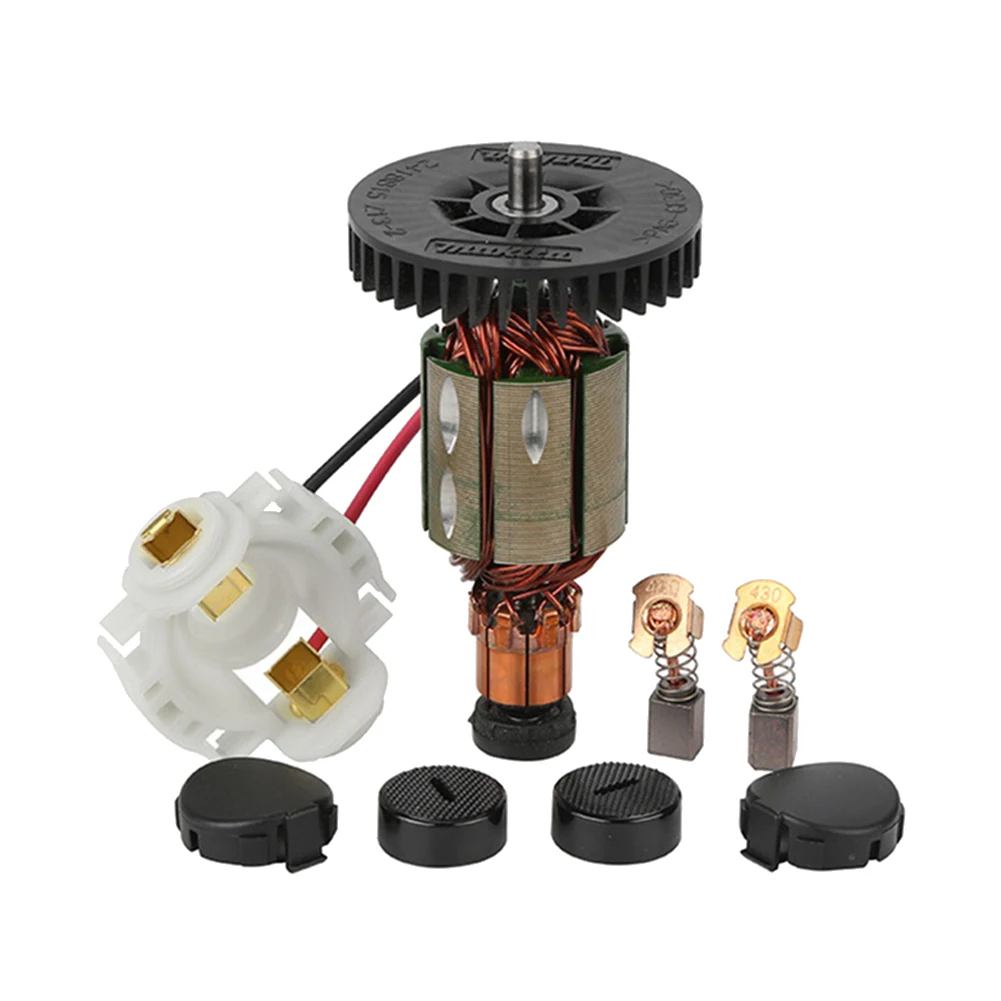 Держатель щетки + колпачки + крышка + щетки + арматура для MAKITA CB430 BGA450 BGA452 DGA452 DGA452RMJ DGA452SFE DGA452FE3