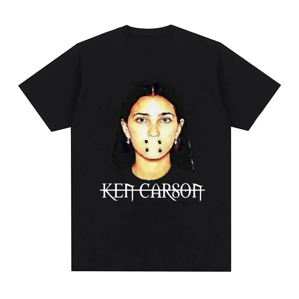 Ken Carson A Great Chaos Graphic T Shirt Opium Merch Men Fashion Hip Hop T Shirts Summer 100% Cotton Casual Tee Shirt Oversized