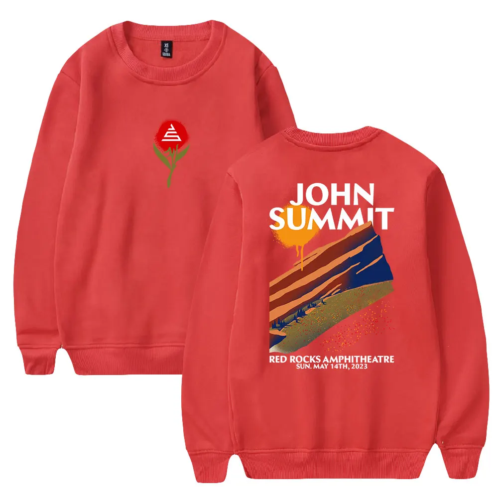 

John Summit music fans round neck sweatshirt Printed graphic capless sweatshirts long Sleeve unisex casual sweatshirt pullovers