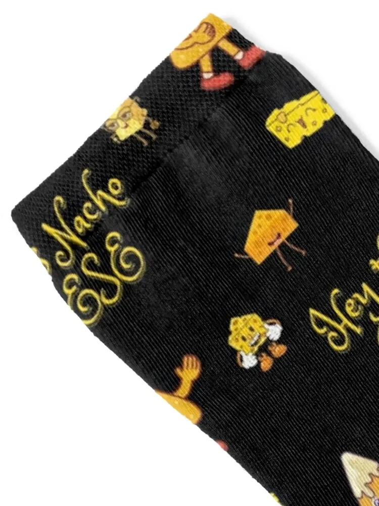 Hey that's Nacho cheese pun Socks moving stockings snow Designer Man Socks Women's