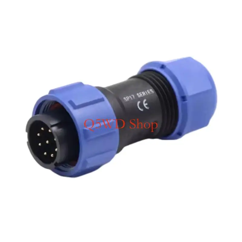 Q5WD Multipurpose Aviation Connector 2/3/4/5/7/9/10 Pin Threaded Cable Connector Waterproof Docking Back Nut Female Plug