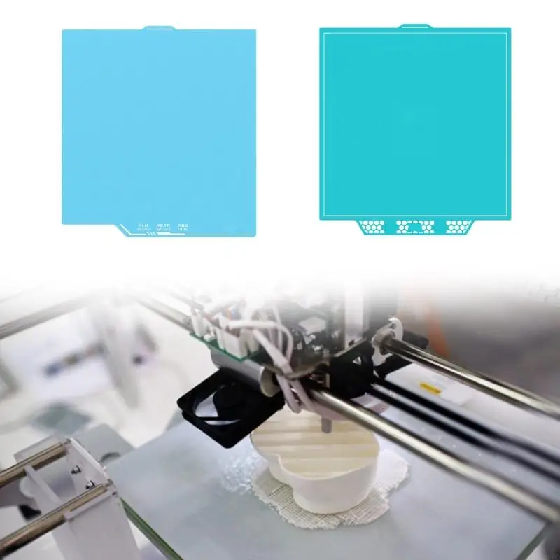 

Frostbite/Glaciers Metal 3D Printer Bed Plate With Excellent Adhesion For PLAs PETG Cold Printing And Quick Release H8WD