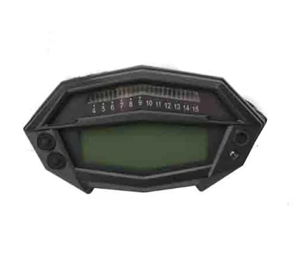 

Intelligent Library MOTOQUEEN Motorcycle Tachometer Hour Meter Digital Speedometer Gear Indicator 7 Colors Parts Universal For Z