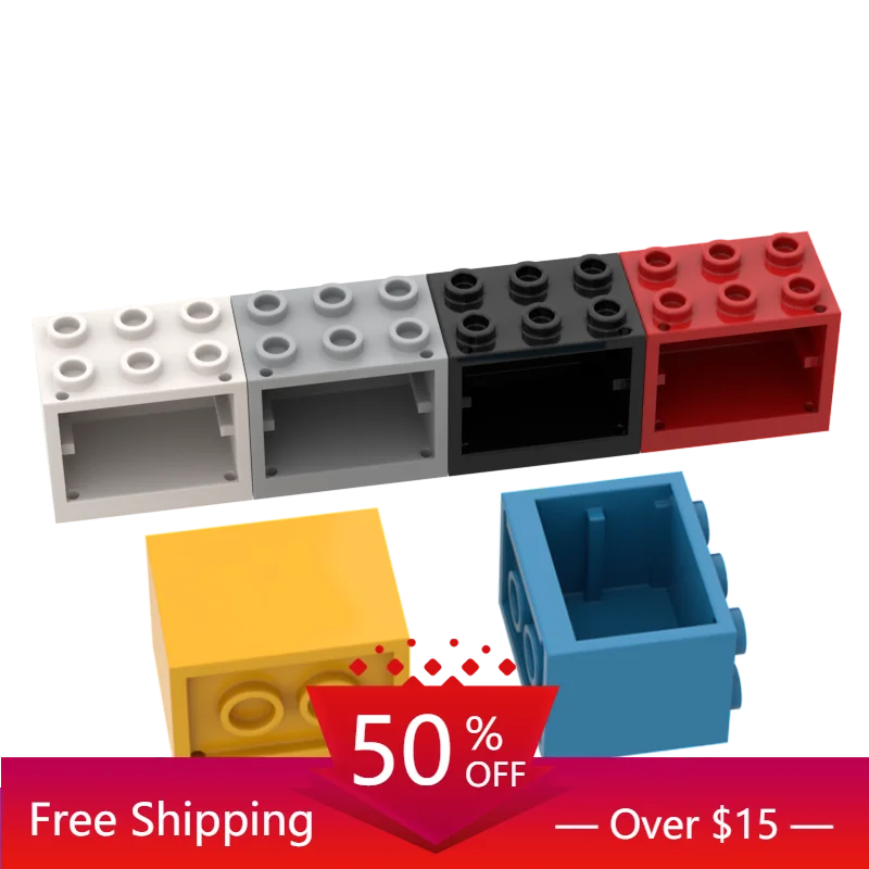 

10PCS Bricks 92410 2x3x2 Parts DIYContainer Cupboard Cabinet High-Tech Parts Compatible Educational Parts Toys