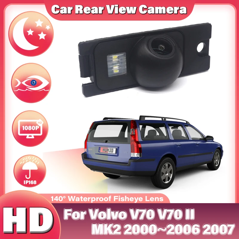 Rear View Reverse Camera For Volvo V70 V70 II MK2 2000 2001 2002 2003 2004 2005 2006 2007 CCD Full HD Night Vision Backup Camera