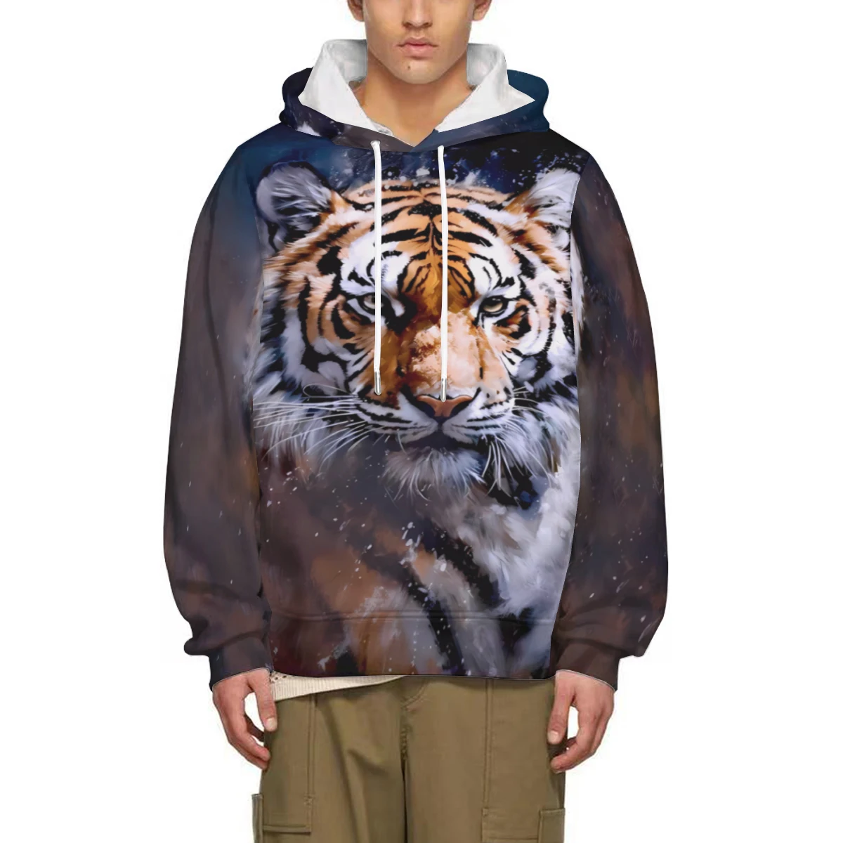 

New Colorful Animal Tiger Lion Hoodie 3D Sweatshirt Men/women Hooded Autumn and Winter Funny Coat Mens Clothing Jacket Hoodies