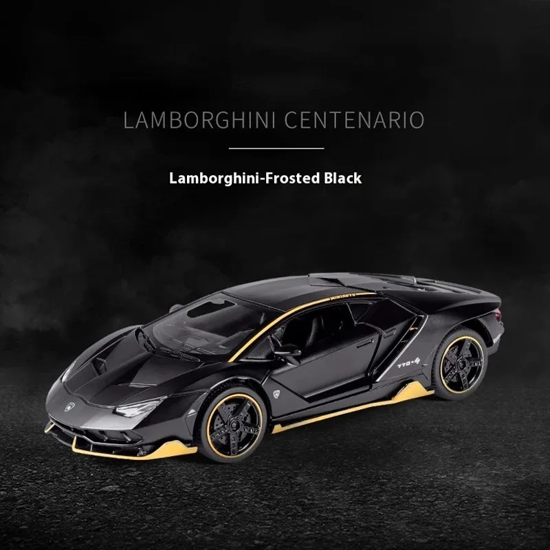 

Моделирование 1:32 Lamborghini LP770-4 100-летие, специальное издание, спортивный автомобиль из сплава, литая под давлением модель, детская игрушка на день рождения, подарок
