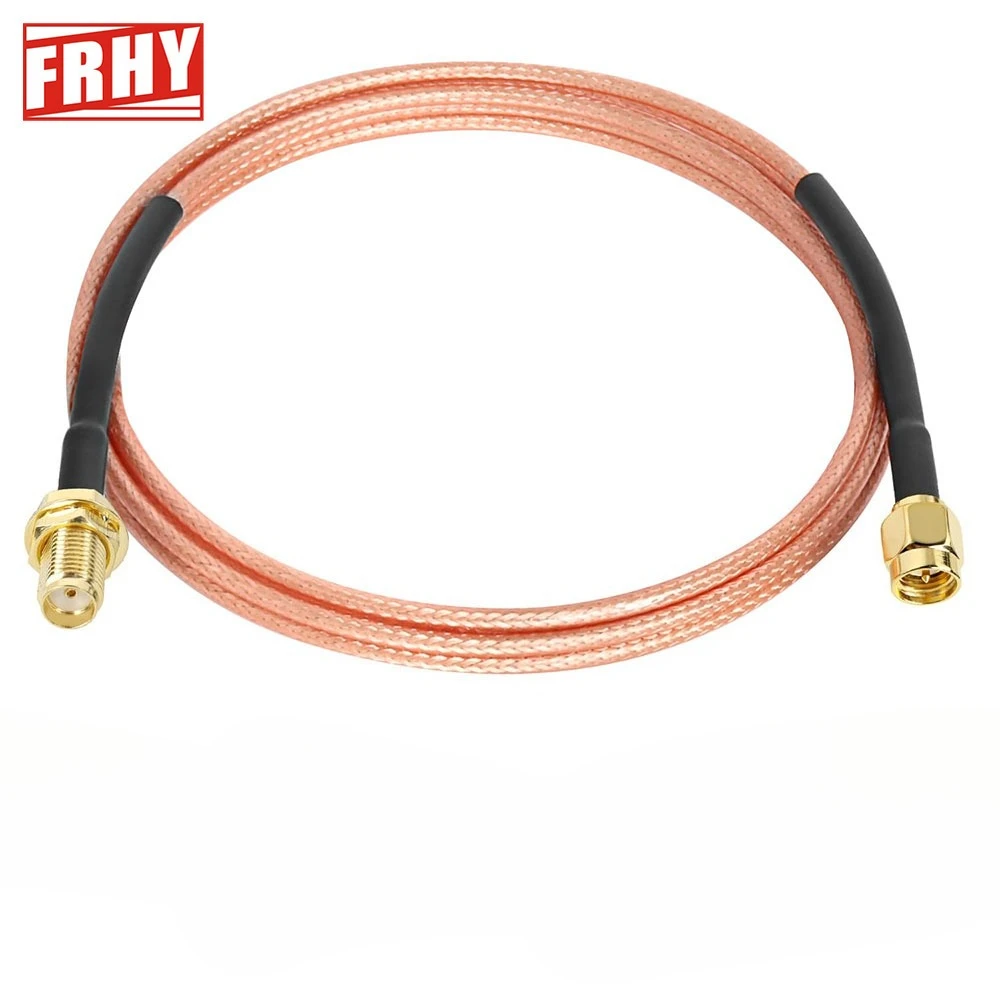 SMA Male to Female Bulkhead Extension Cable 6FT/2M RG316 Low-Loss Coaxial - 4G LTE Router, Cellular SDR, USB Dongle
