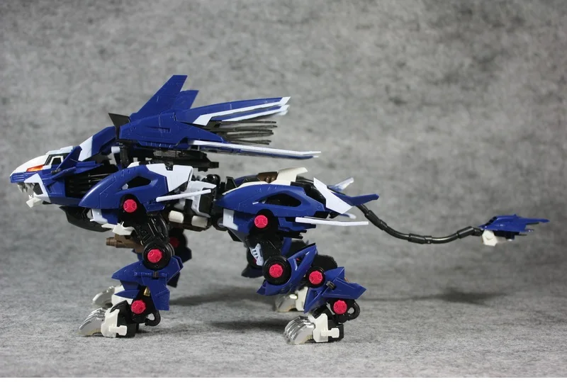 BT Building Blocks ZOIDS RZ-041 Liger ZERO Jager Blue Lion 1:72 Scale Full Action Plastic Kit Assemble Model Birthday Gifts