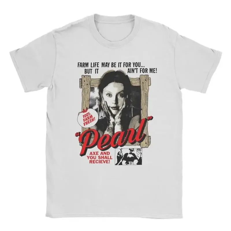 Pearl Horror Movie Men T Shirt Novelty O Neck 100 C
