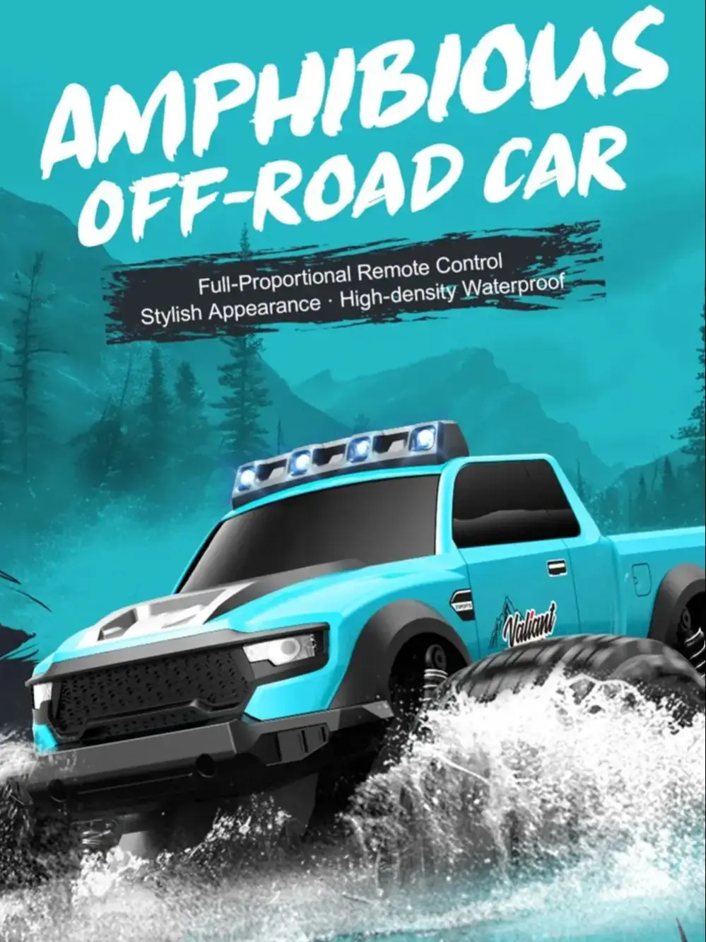 Professionelles ferngesteuertes RC-Auto im Vollformat, Geländewagen, Allradantrieb für Erwachsene, Klettern und Driften, amphibisches Spielzeug c